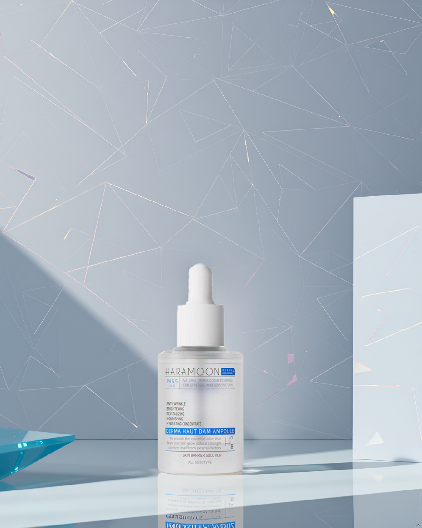 HARAMOON Silky Hydration Ampoule | Vegan & EWG Certified Korean Skincare, 30mL
