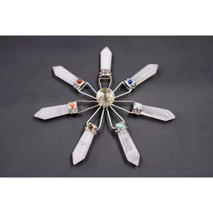 Crystal Window Suncatcher | Translucent Gemstones and Bold Geometric Design for Elegant Decor product image