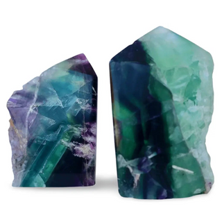 Fluorite Tetrahedron Column – Unpolished 3.5