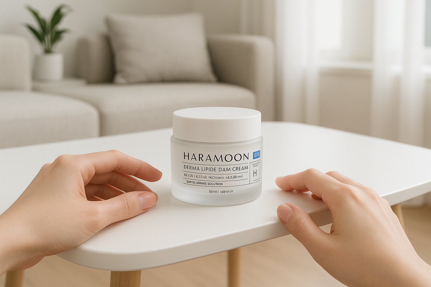 HARAMOON Centella Moisture Cream | Vegan Skin Barrier Repair, 50mL