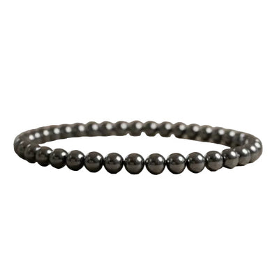 Hematite Crystal Healing Bracelet – Natural Iron - Rich Gemstone Beads | One Piece, 3 Sizes - Wax | Wane - amazonite bracelet - Crystal Bracelet12