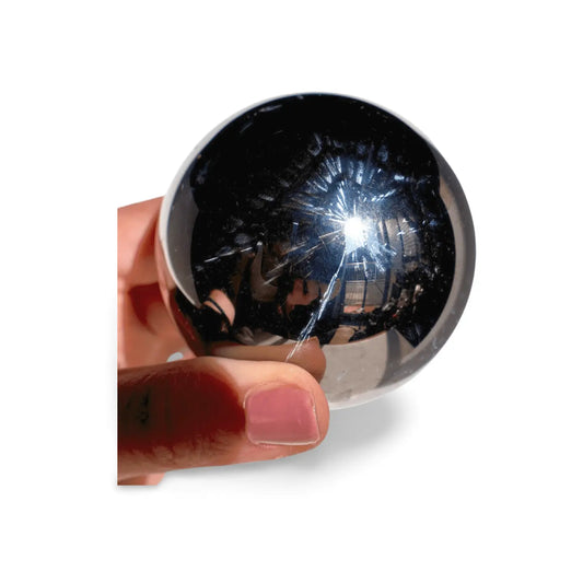 Terahertz Sphere - Genuine Crystal Ball, Polished Rare Home Decor Accent - Wax | Wane