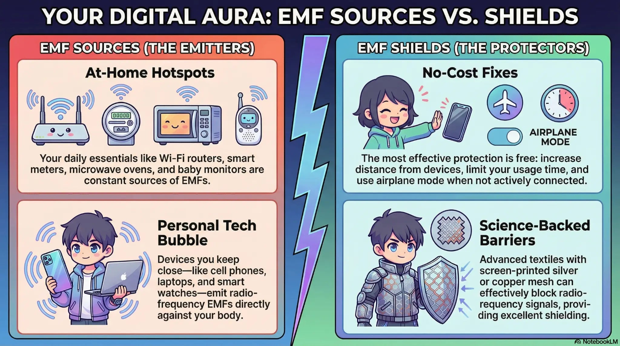 Your Digital Aura: EMF Sources vs. Shields