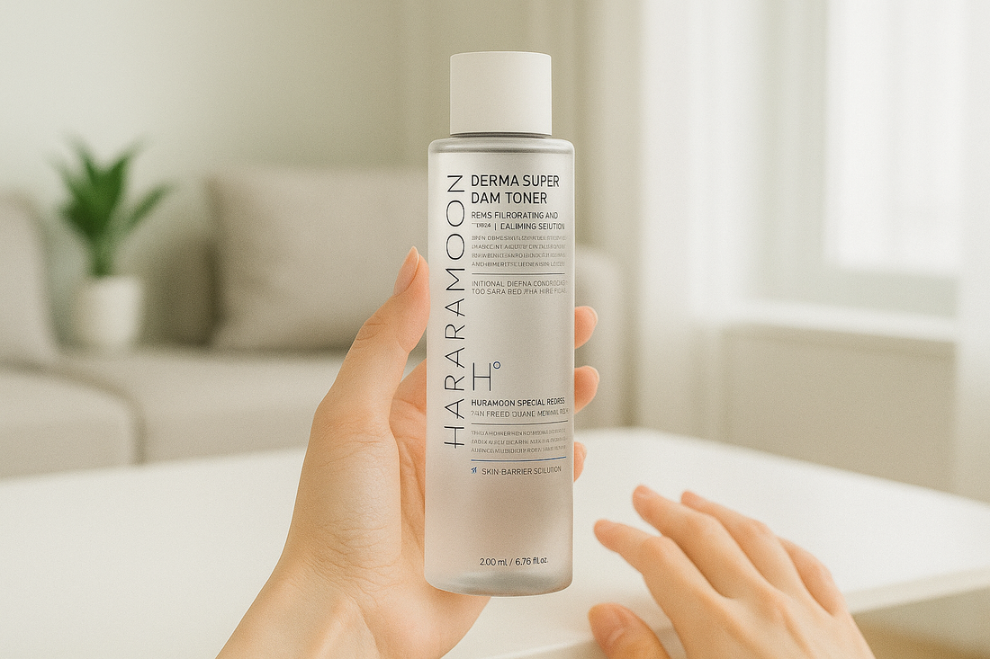 The Ultimate Korean Toner, HARAMOON Clean + Clear Toner - For Stressed and Sensitive Skin Types in Hand