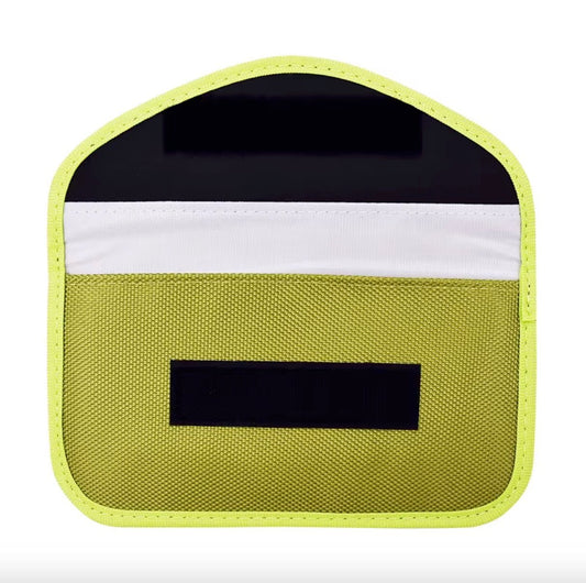 Faraday bag blocking EMF signals and electromagnetic radiation