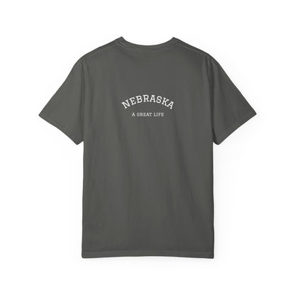 LNK.Nebraska Apple Orchard Landscape Vincent Van Gogh Styled T-Shirt — Nebraska Prairie Art, Gameday and Gifts
