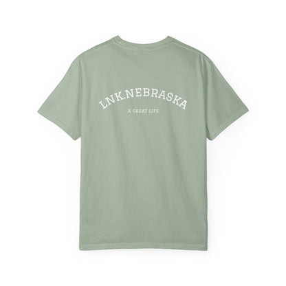 Nebraska Landscape T-Shirt — Van Gogh Parody Style Prairie Art