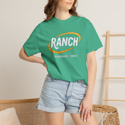 LNK.Nebraska Ranch Parody T-Shirt — Funny “Homemade & Fresh” Parody | Midwest Foodie Gift Tee