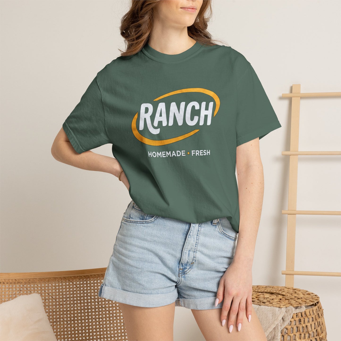 LNK.Nebraska Ranch Parody T-Shirt — Funny “Homemade & Fresh” Parody | Midwest Foodie Gift Tee