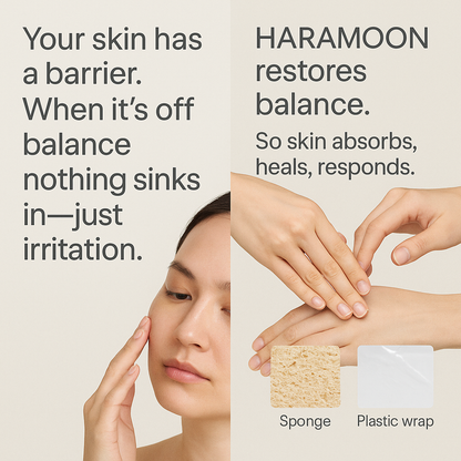 HARAMOON Pure Moisture Cleanser | Gentle Korean Face Wash | Purifying & Hydrating | Centella, HA, Niacinamide | Vegan, EWG Verified