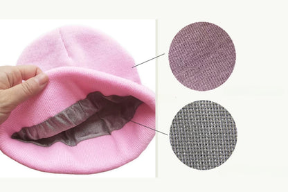 sparkling Faraday Beanie in lighting effect