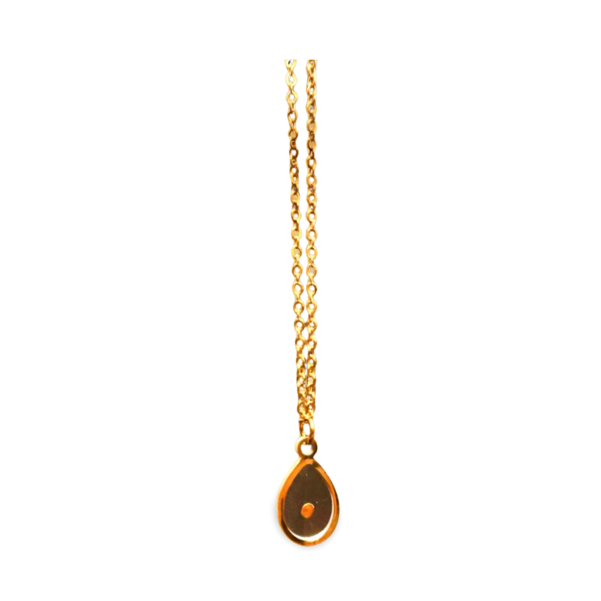 Christian Jewelry in Stainless Steel Gold Faith the Size of a Mustard Seed Necklace