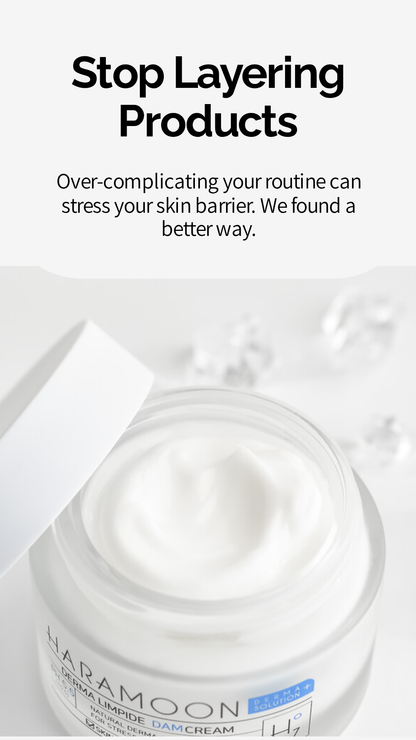 HARAMOON Centella Moisturizing Cream - Vegan K-Beauty For Stressed and Sensitive Skin, 50mL