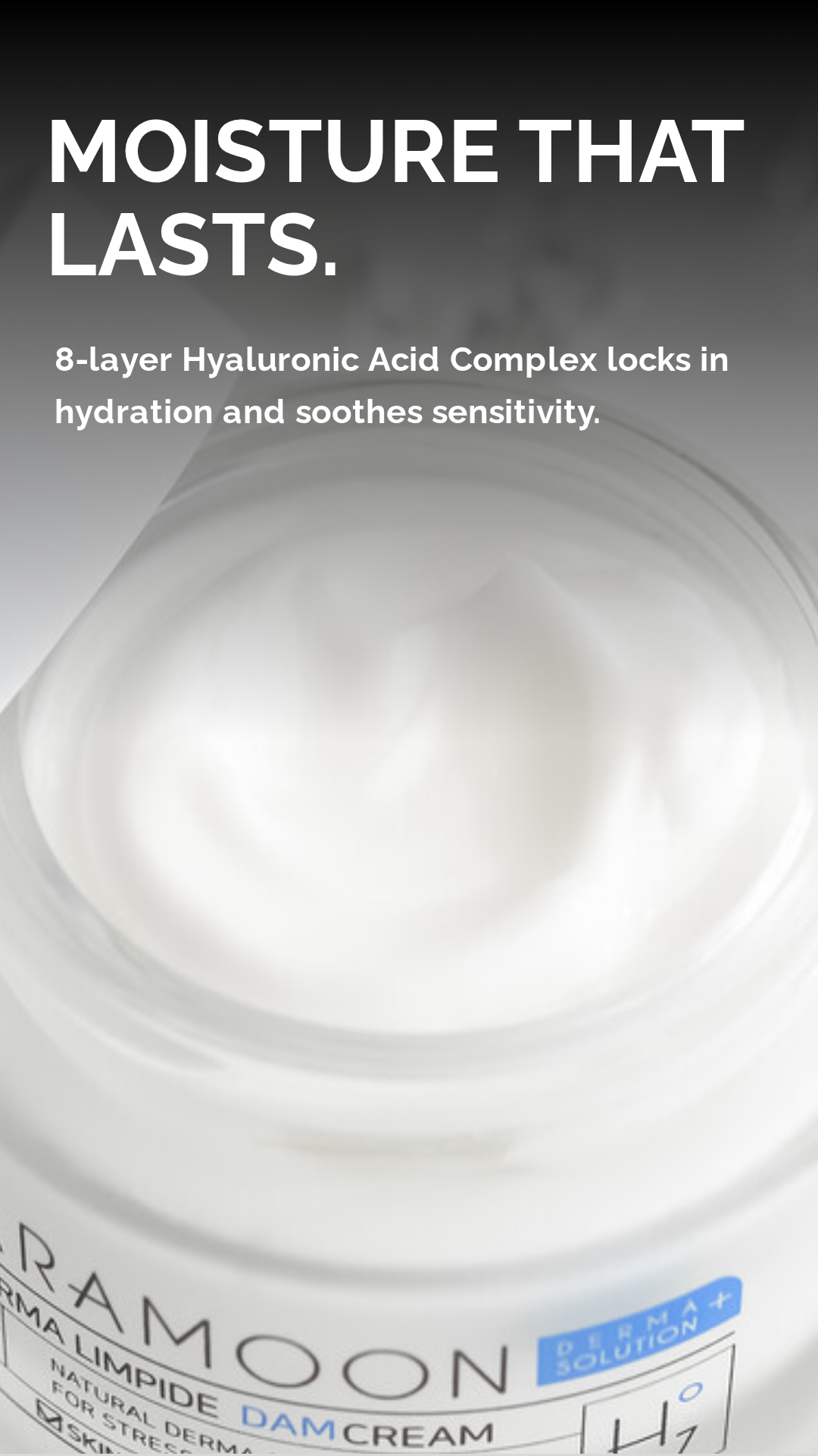 HARAMOON Centella Moisturizing Cream - Vegan K-Beauty For Stressed and Sensitive Skin, 50mL