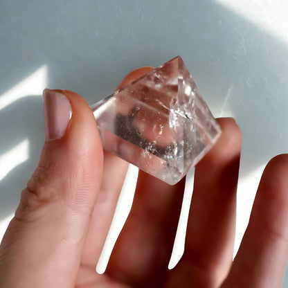 Crystal Pyramid - 1" Precision Cut Energy Enhancing Generator, Natural Gemstone for Beauty and Function product image