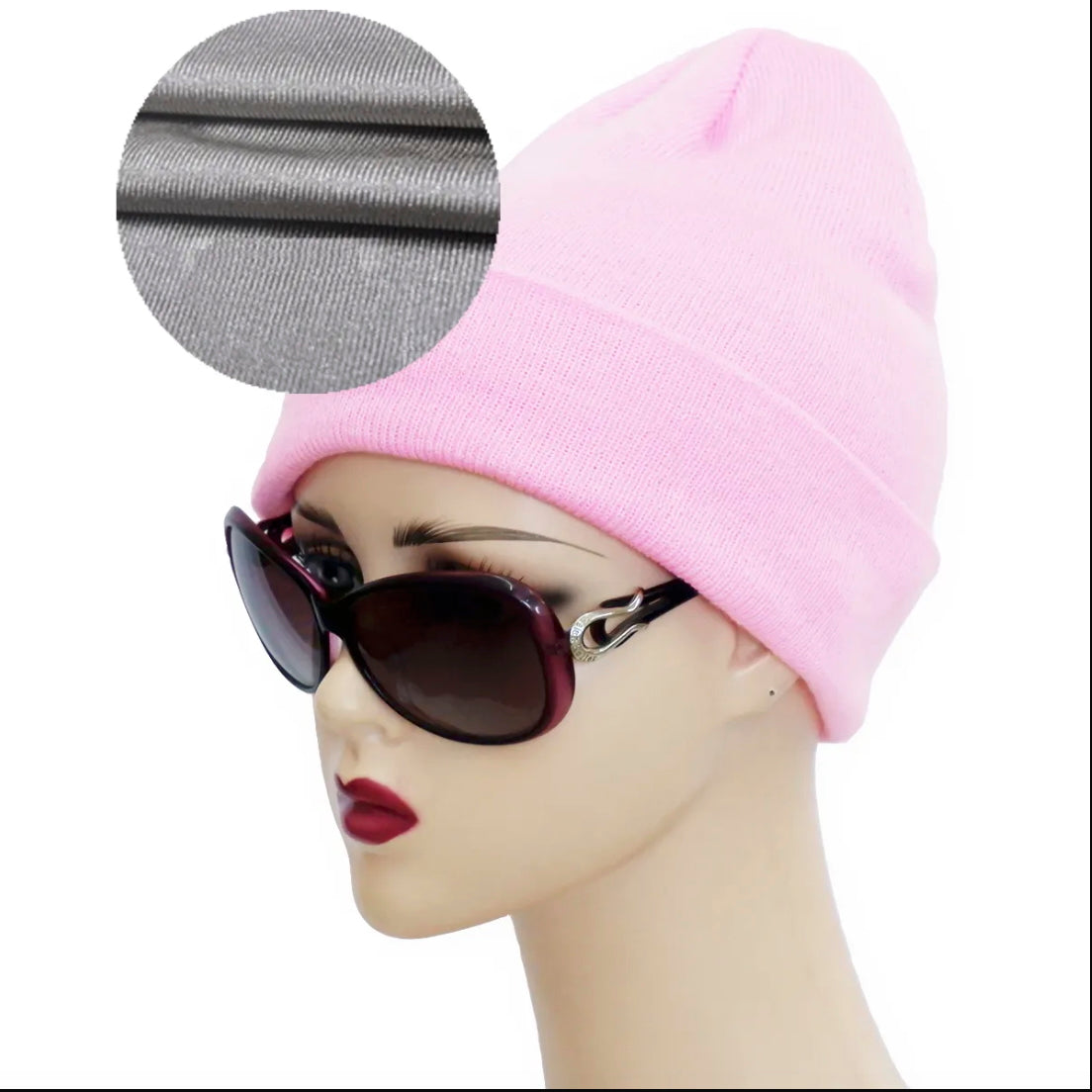 EMF Blocking Brain Beanie, 5G Radiation Shield with Silver Fiber Faraday Protects WiFi Bluetooth Phones and Devices