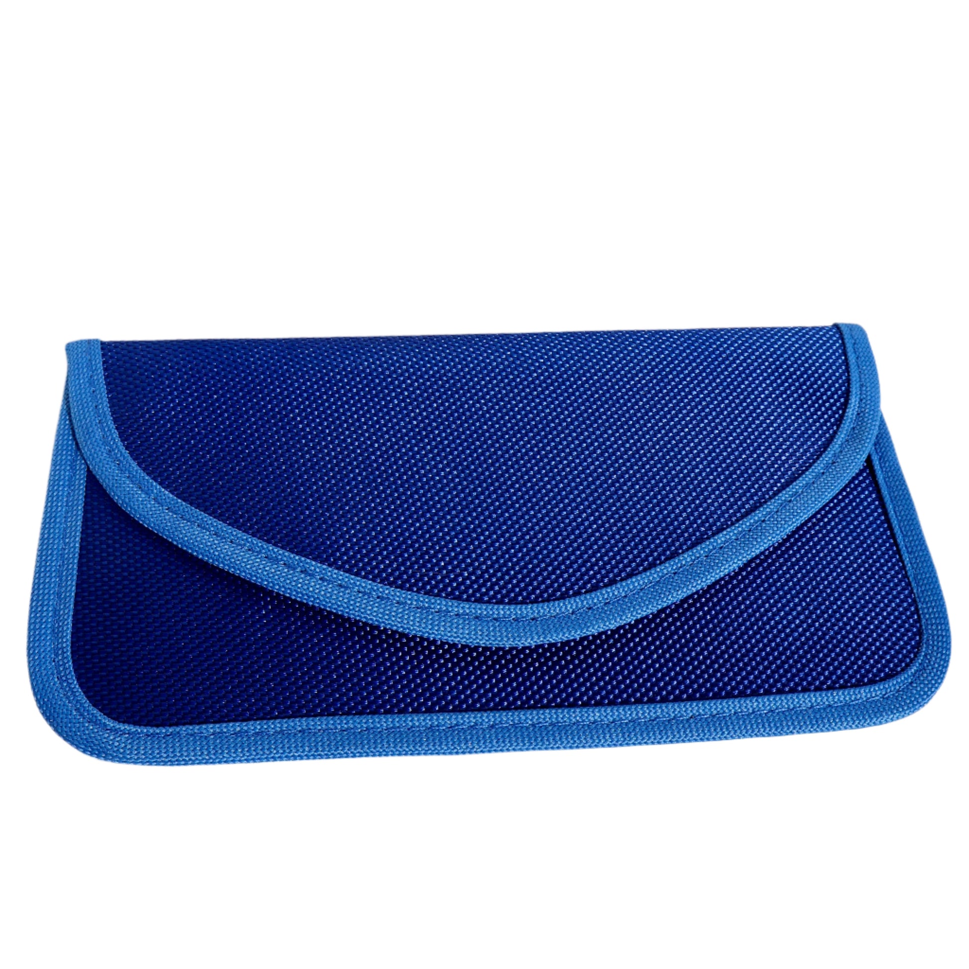 Faraday Silver Lined EMF Blocking Phone Pouch for Standard iPhone - COBALT BLUE