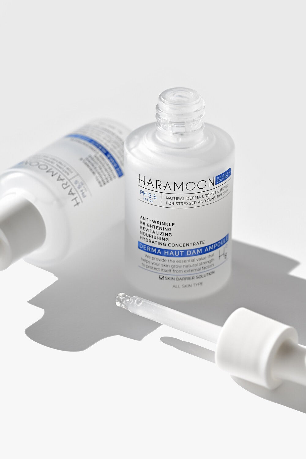 HARAMOON Silky Hydration Ampoule | Vegan & EWG Certified Korean Skincare, 30mL