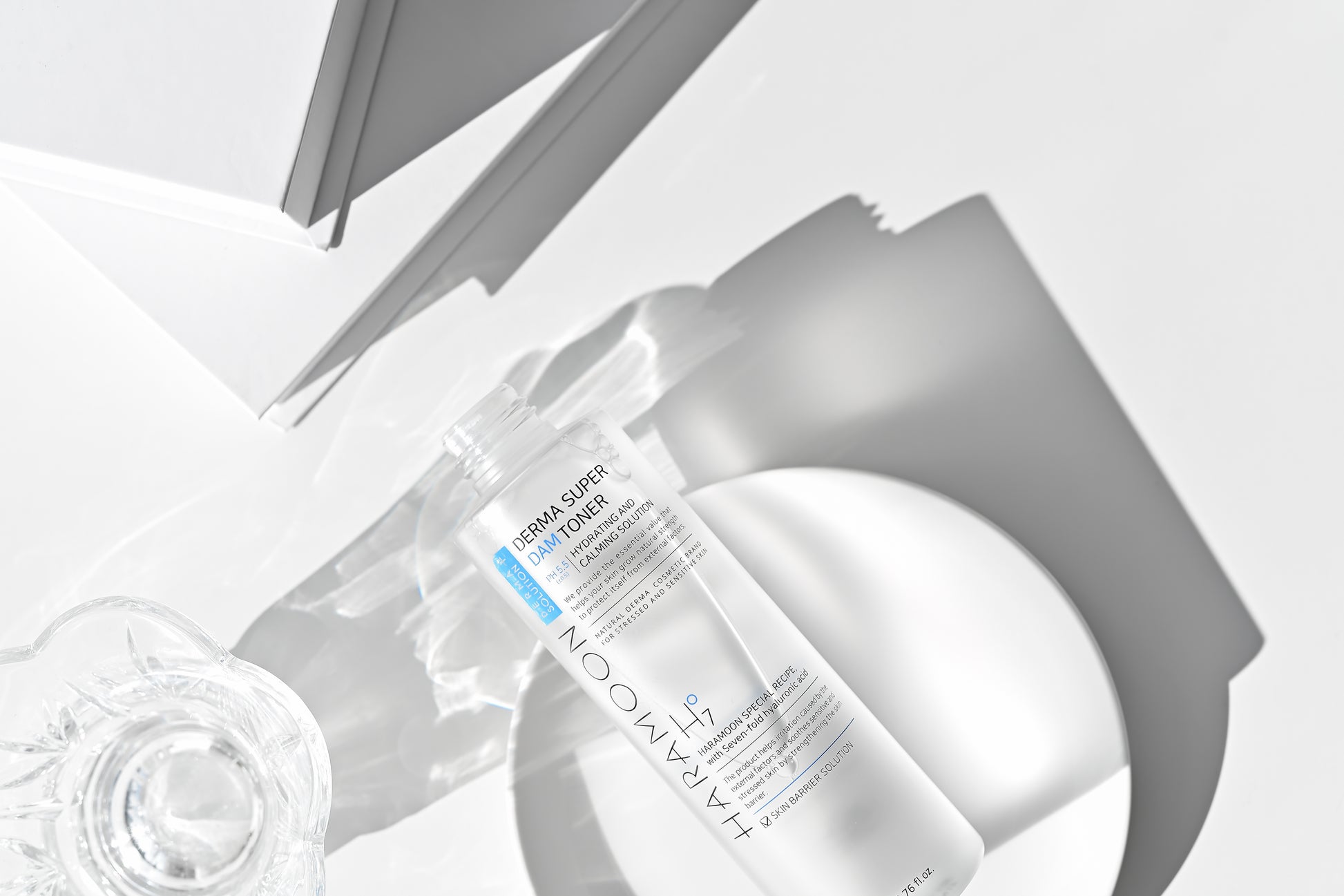 HARAMOON Clear and Clean Toner – For Acne-Prone & Sensitive Skin | Jeju Minerals + Hyaluronic Complex | EWG Certified, Vegan-Friendly Korean Skincare, 200mL