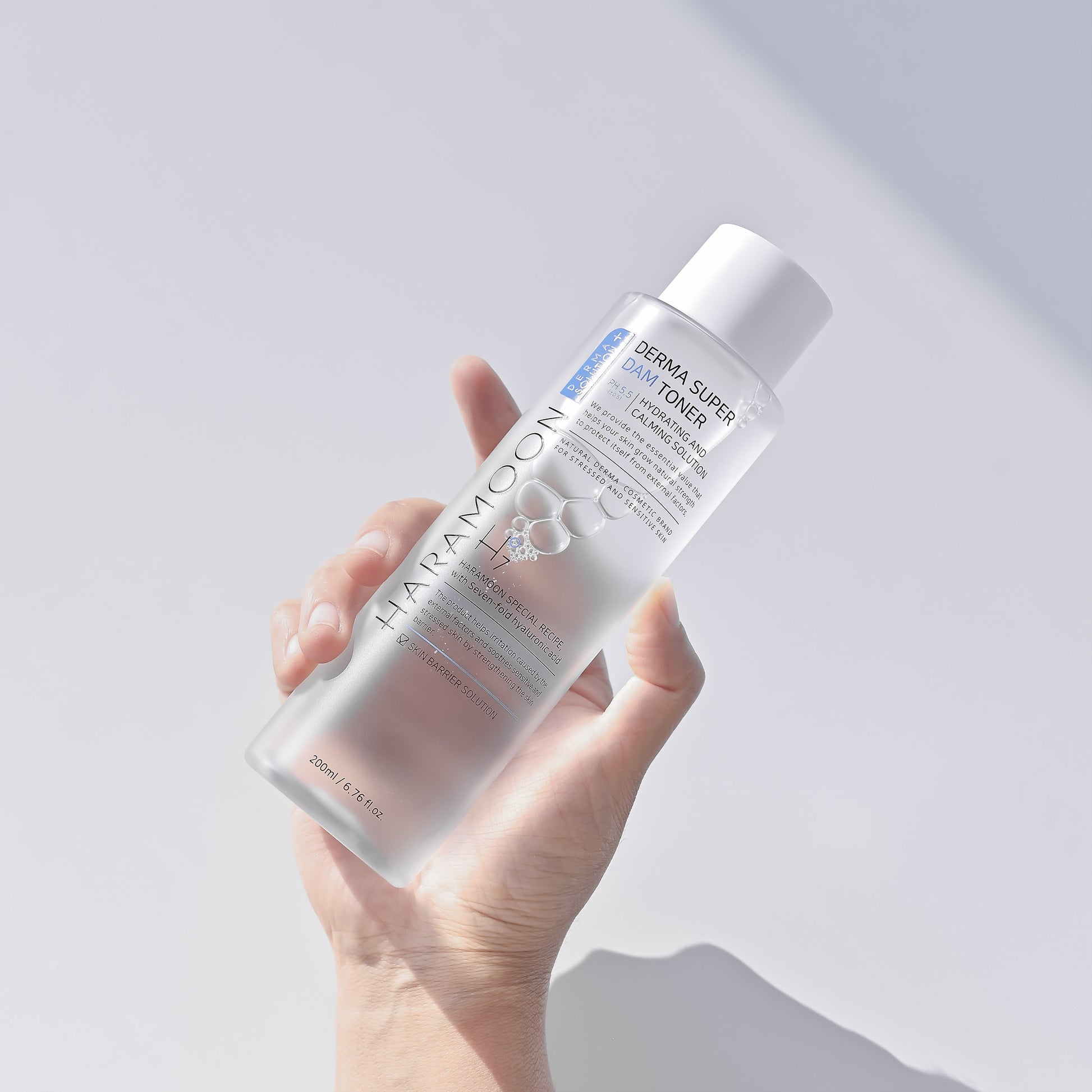 HARAMOON Clear and Clean Toner – For Acne-Prone & Sensitive Skin | Jeju Minerals + Hyaluronic Complex | EWG Certified, Vegan-Friendly Korean Skincare, 200mL