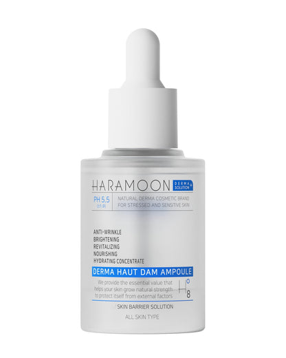 HARAMOON Hydration & Firming Ampoule – Hyaluronic Acid | Vegan & EWG Certified, Gentle for All Skin Types, 30mL