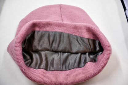 glimmering Faraday Beanie in angled view
