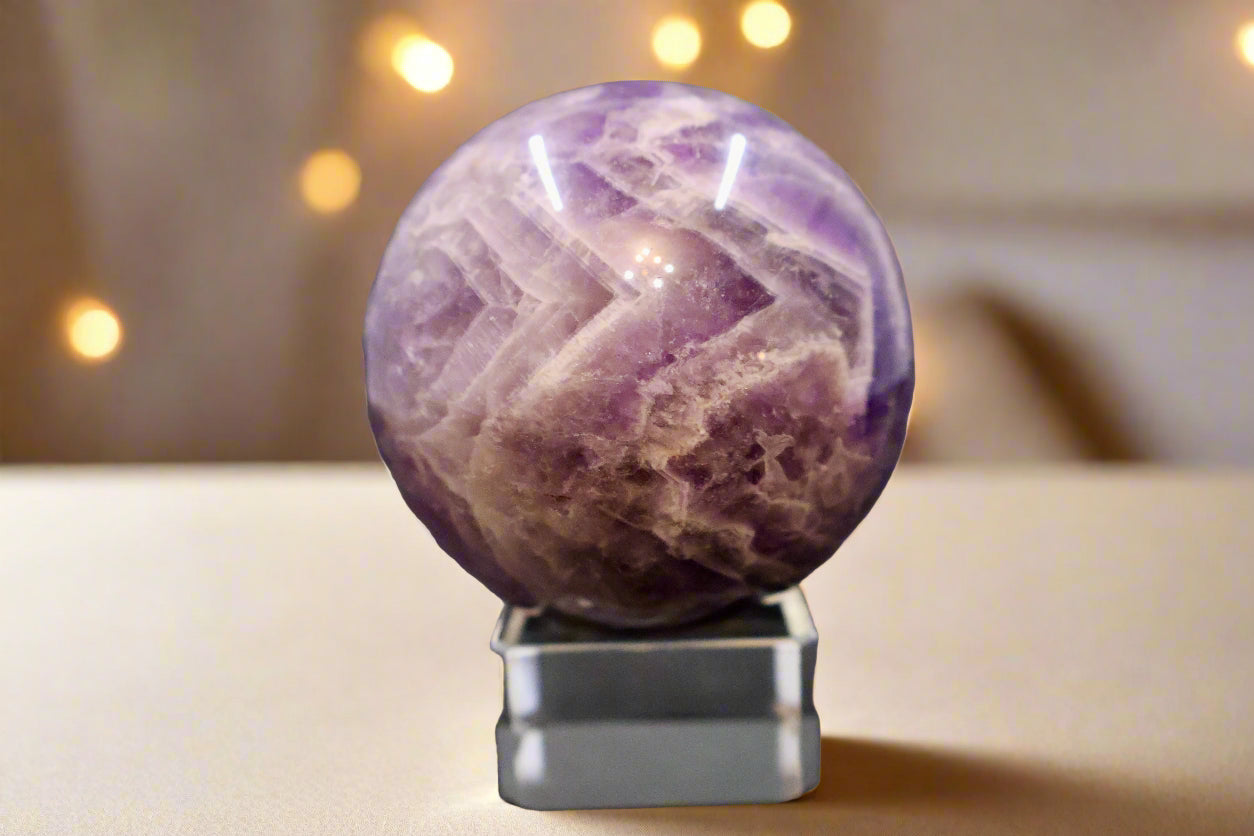 Heirloom Crystal Sphere – 3” Crystal Ball with Natural Clarity and Focus | Timeless Limited Collection for Stunning Display