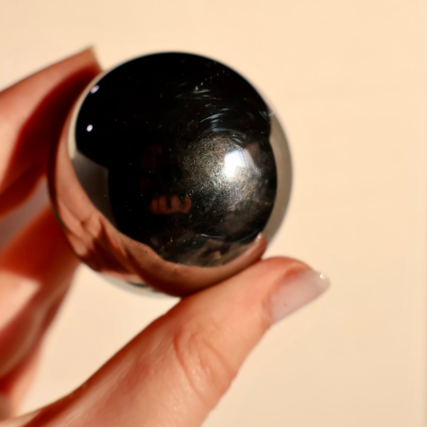Terahertz Sphere - Genuine Crystal Ball, Polished, Smooth, Rare Home Decor Accent, Decorative Sculpture