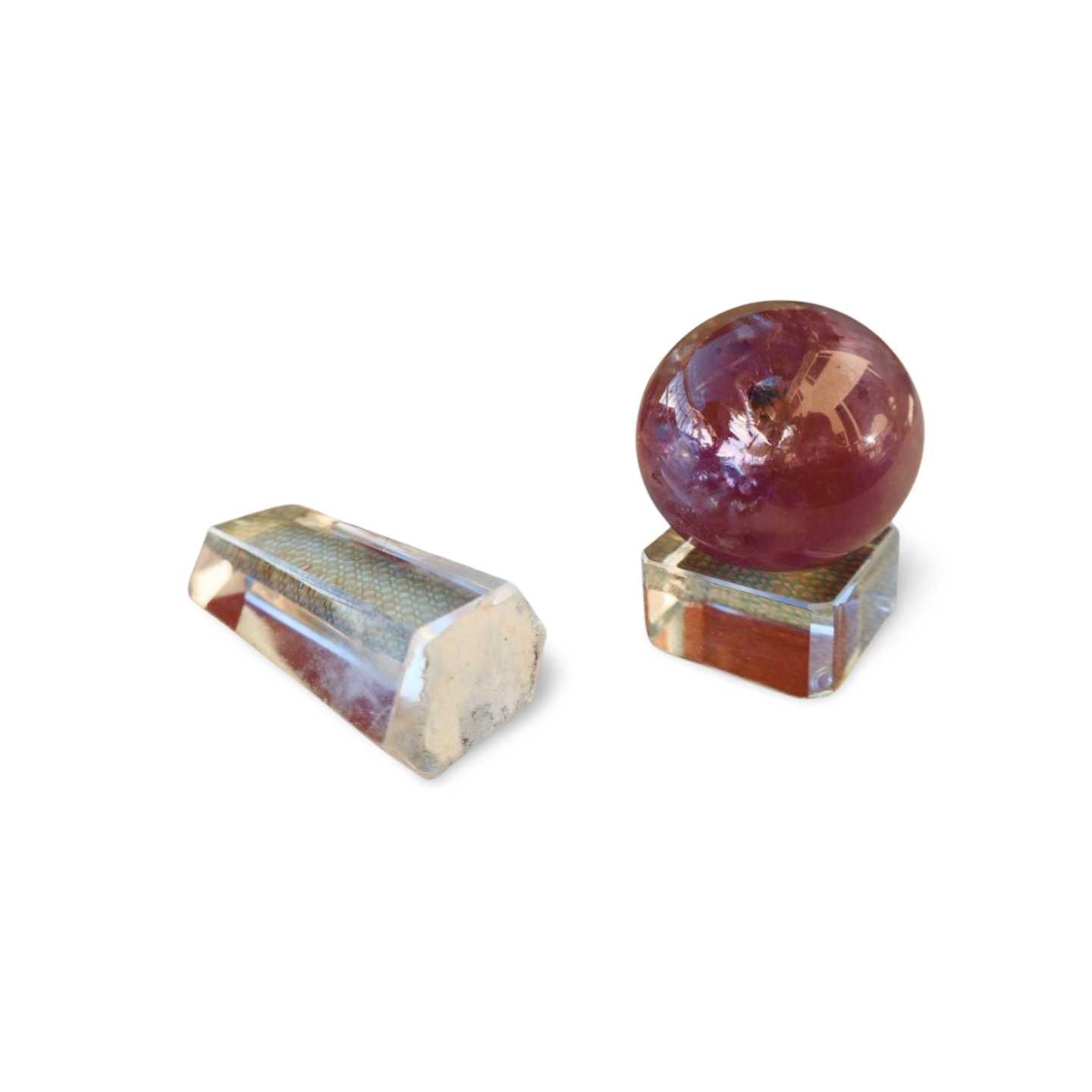 Amethyst Premium Sphere – Polished Crystal Ball of Clarity & Calm (Translucent Purple, Pocket Size ~0.75")