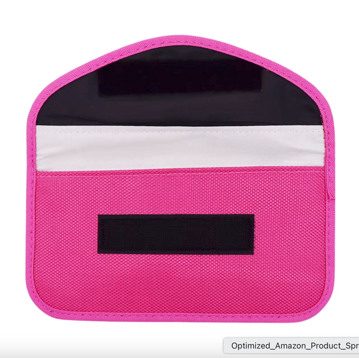 textured Faraday EMF Blocking Phone Pouch for Standard iPhone in lighting effect
