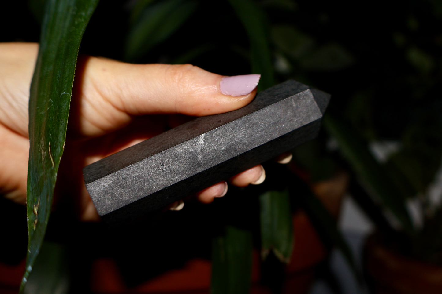 Elite Shungite Stone Tower, Sourced from Russia, Natural Electromagnetic Wave Absorber and Water Purifier