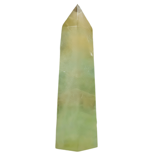 Fluorite Crystal Tower – Candy Fluorite | Natural Gemstone Obelisk - Wax | Wane - banded fluorite - Crystal Tower11