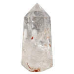 Golden Healer Clear Quartz Crystal Tower (One Piece) | Natural, Rare Iron Oxide Inclusions | Healing Energy Stone in Standard and Monolithic Sizes - Wax | Wane - crystal - Crystal Tower4