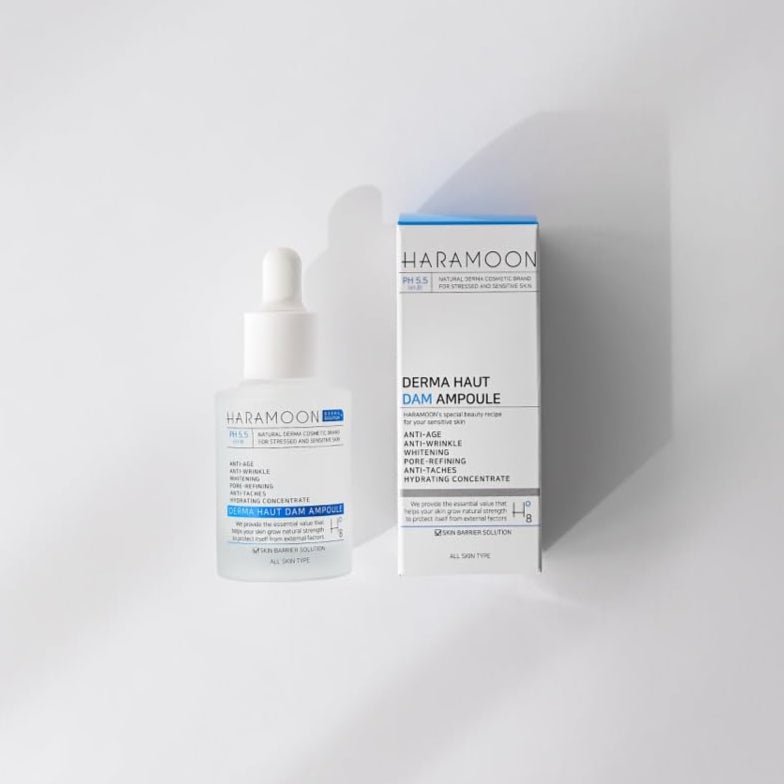 HARAMOON Silky Hydration Ampoule | Vegan & EWG Certified Korean Skincare, 30mL - Wax | Wane