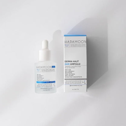 HARAMOON Silky Hydration Ampoule | Vegan & EWG Certified Korean Skincare, 30mL - Wax | Wane