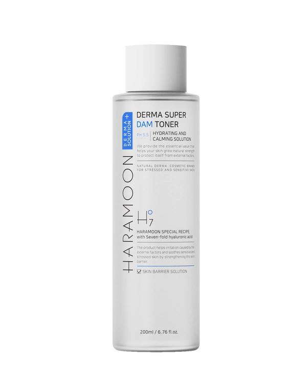 HARAMOON Super Dam Toner | Gentle for Sensitive Skin, 200mL - Wax | Wane