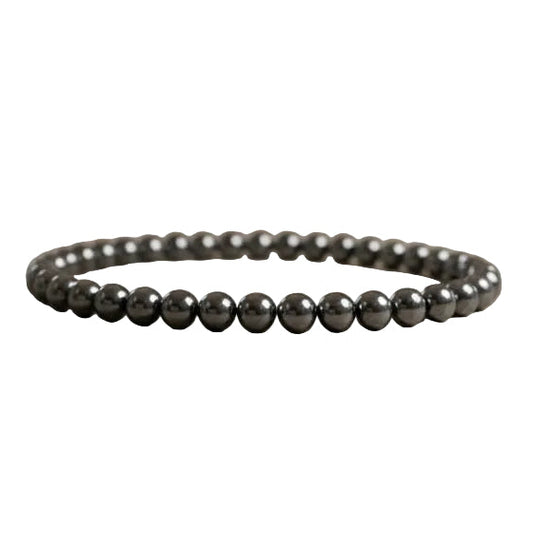 Hematite Crystal Healing Bracelet – Natural Iron - Rich Gemstone Beads | One Piece, 3 Sizes - Wax | Wane - amazonite bracelet - Crystal Bracelet12