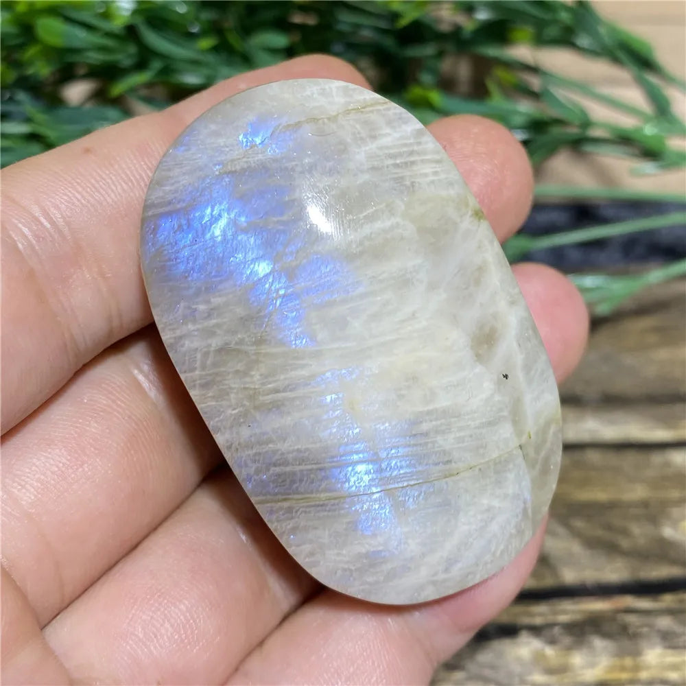 Moonstone Rainbow Aura Gem