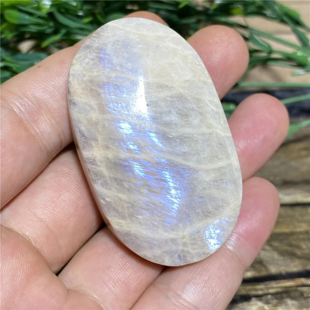 Moonstone Rainbow Aura Gem