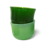 Jade Green Borosilicate Glass Tea Cup – Feng Shui Wellness | Vintage Depression Glass Style - Wax | Wane - borosilicate glass - Crystal4