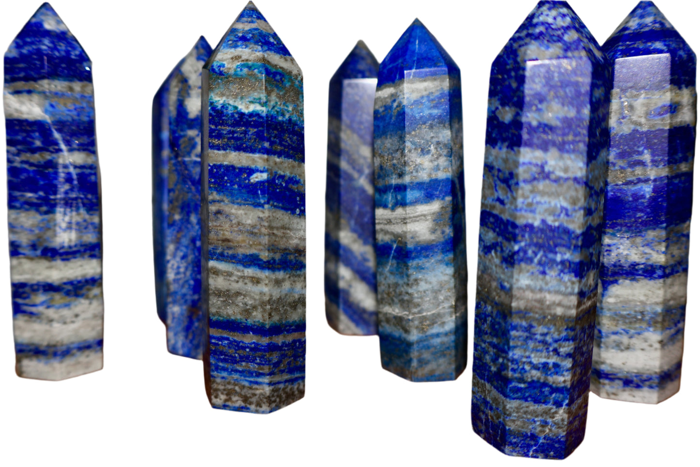 Lapis Lazuli Obelisk - Authentic Quality Gemstone for Wisdom and Truth, Decorative 4-Inch Tall