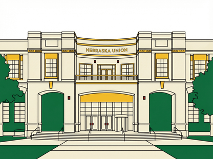 LNK.Nebraska UNL Campus Classics - 3 Print Bundle - Digital Art Download - Wax | Wane - LNK Nebraska - Digital Art2