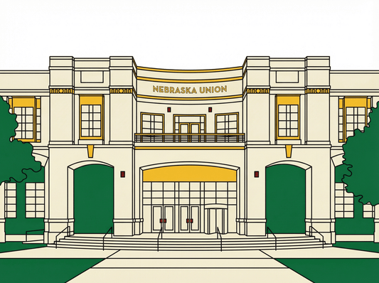 LNK.Nebraska UNL Campus Classics - 3 Print Bundle - Digital Art Download - Wax | Wane - LNK Nebraska - Digital Art2