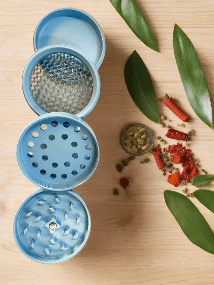 Premium 2.5 Inch Grinder Mill, Colorful Kitchen Tool - Wax | Wane - Flowergirl - 20