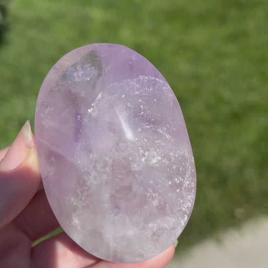 Amethyst Palm Stone in Natural Light