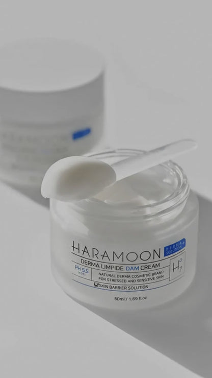 HARAMOON Centella Moisturizing Cream - Vegan K-Beauty For Stressed and Sensitive Skin, 50mL