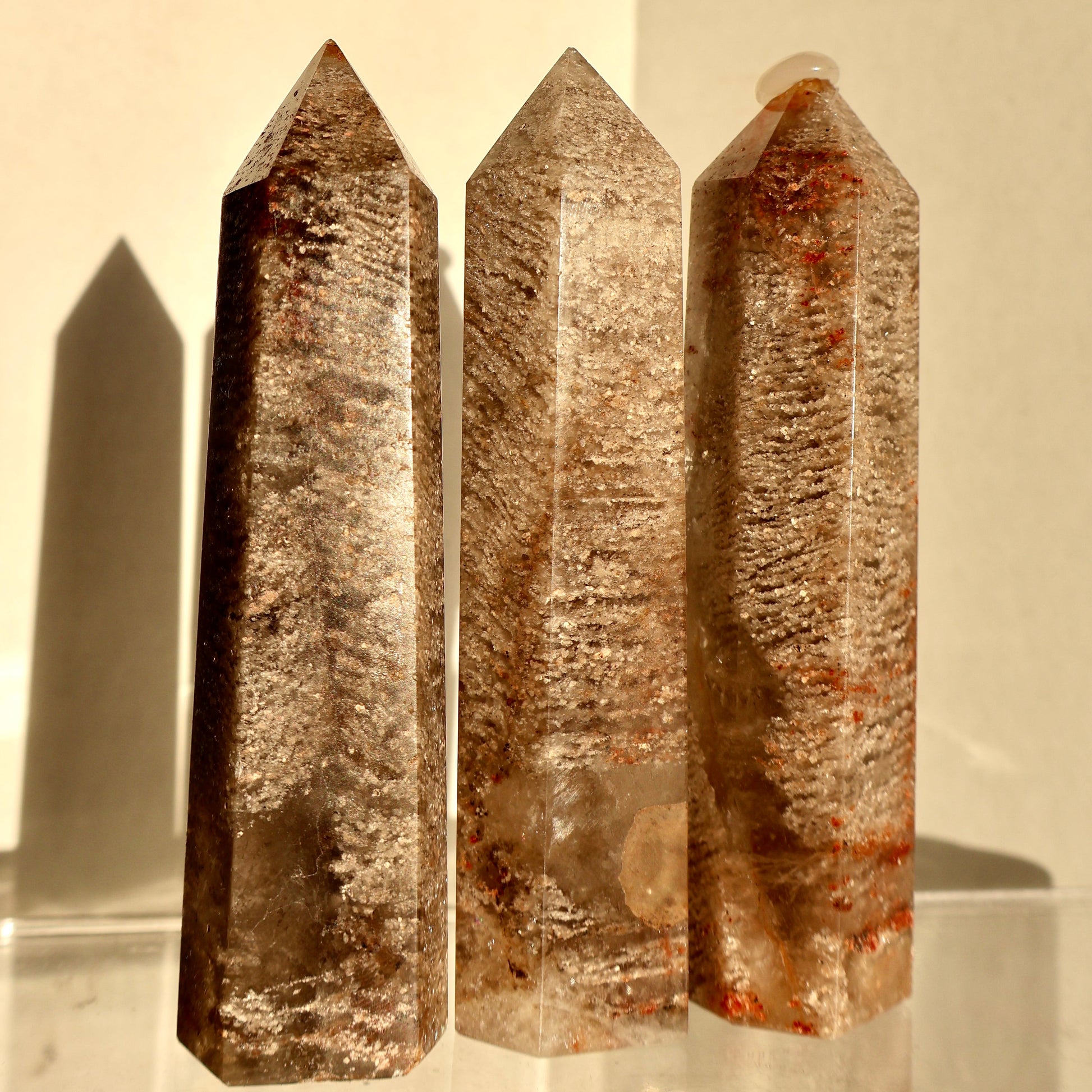 Thousand Layer Crystal Obelisk – Natural Quartz & Mineral Formation, Rare Collectible 3.5" - Wax | Wane