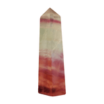 Watermelon Fluorite Crystal Tower – Large Size Natural Pink and Green Fluorite Obelisk, ~5