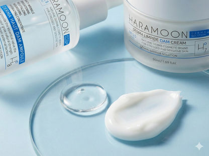 HARAMOON Centella Moisturizing Cream - Vegan K-Beauty For Stressed and Sensitive Skin, 50mL