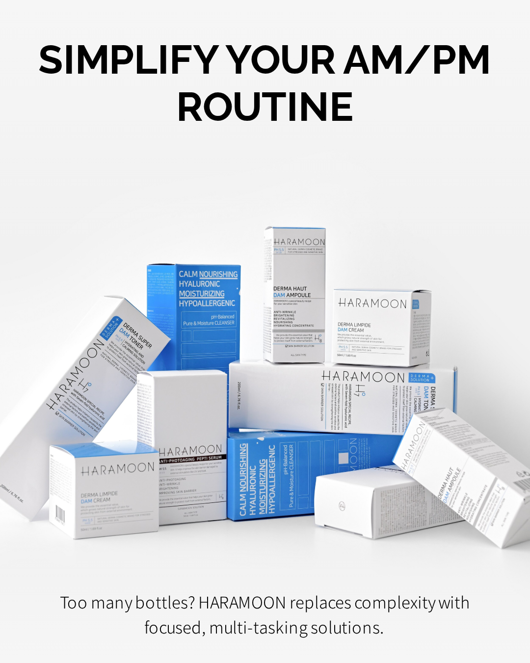 HARAMOON Pure Moisture Cleanser | Gentle Korean Face Wash | Purifying & Hydrating | Centella, HA, Niacinamide | Vegan, EWG Verified